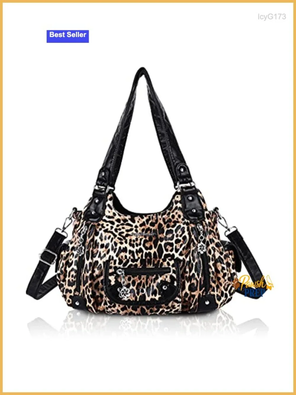 Women's Faux Leather Hobo Bag Crossbody Adjustable Strap Purse Tote